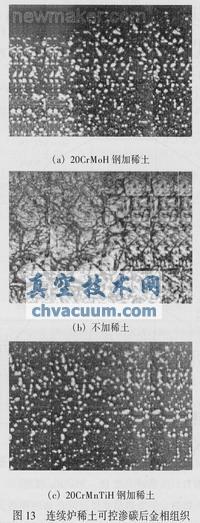 采用稀土共滲技術解決汽車齒輪滲碳存在的問題