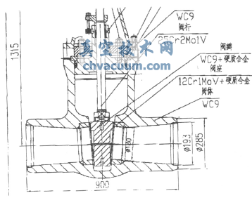 電動主汽門結(jié)構(gòu)圖