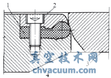 蝶閥主密封示意圖
