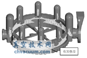 原始工藝鑄件熱節(jié)分布圖