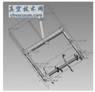 斜置旋耕機模型圖